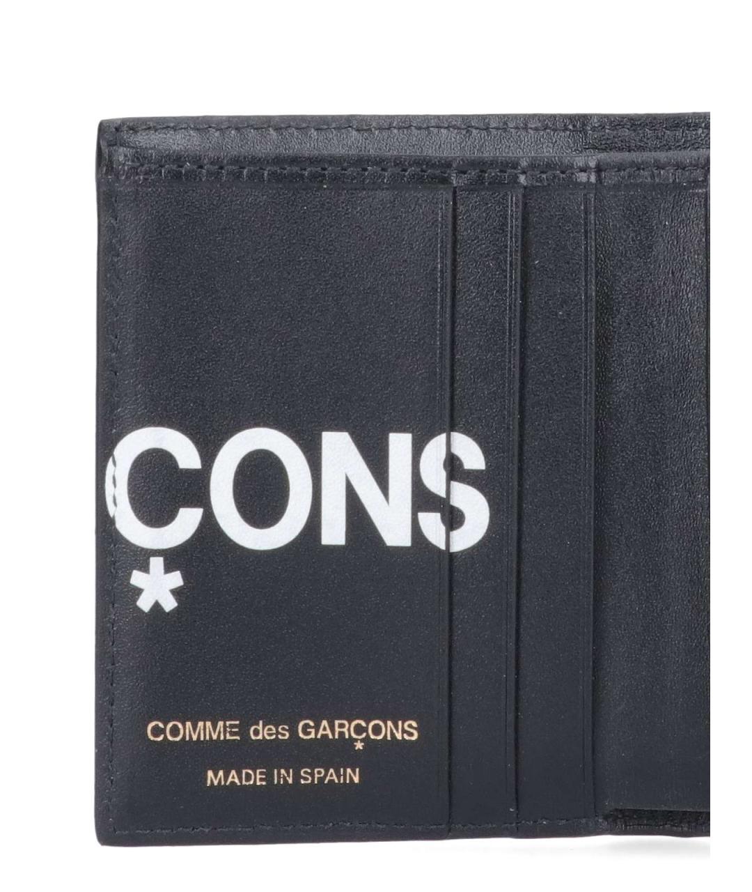 COMME DES GARÇONS WALLET Черный кожаный кошелек, фото 4