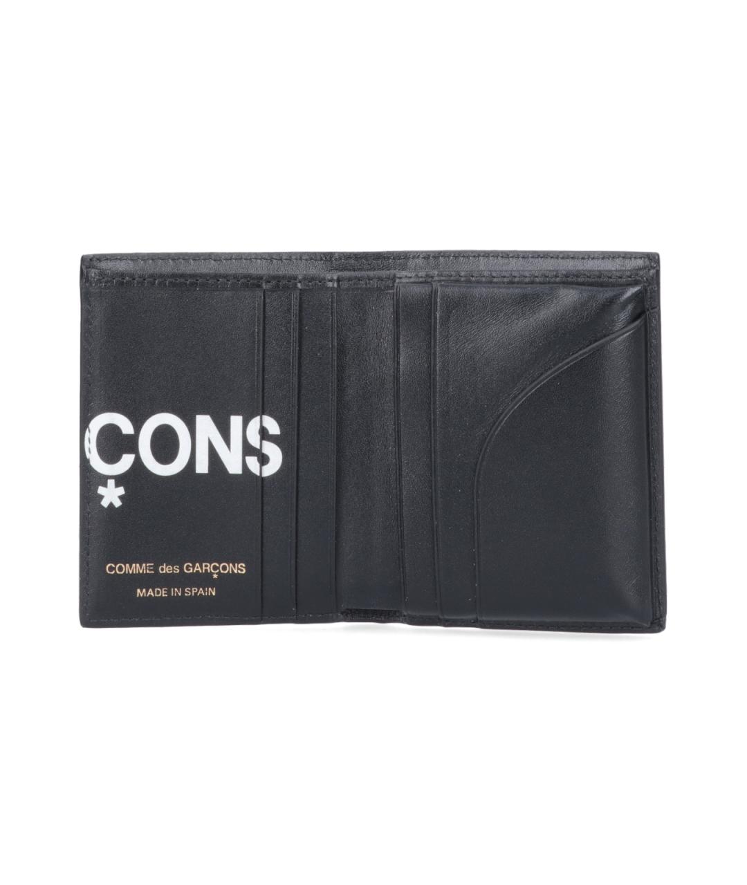 COMME DES GARÇONS WALLET Черный кожаный кошелек, фото 2