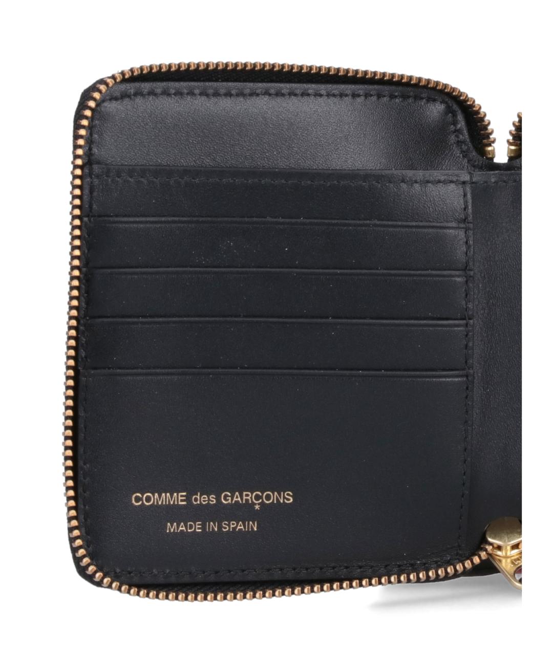COMME DES GARÇONS WALLET Черный кошелек, фото 4