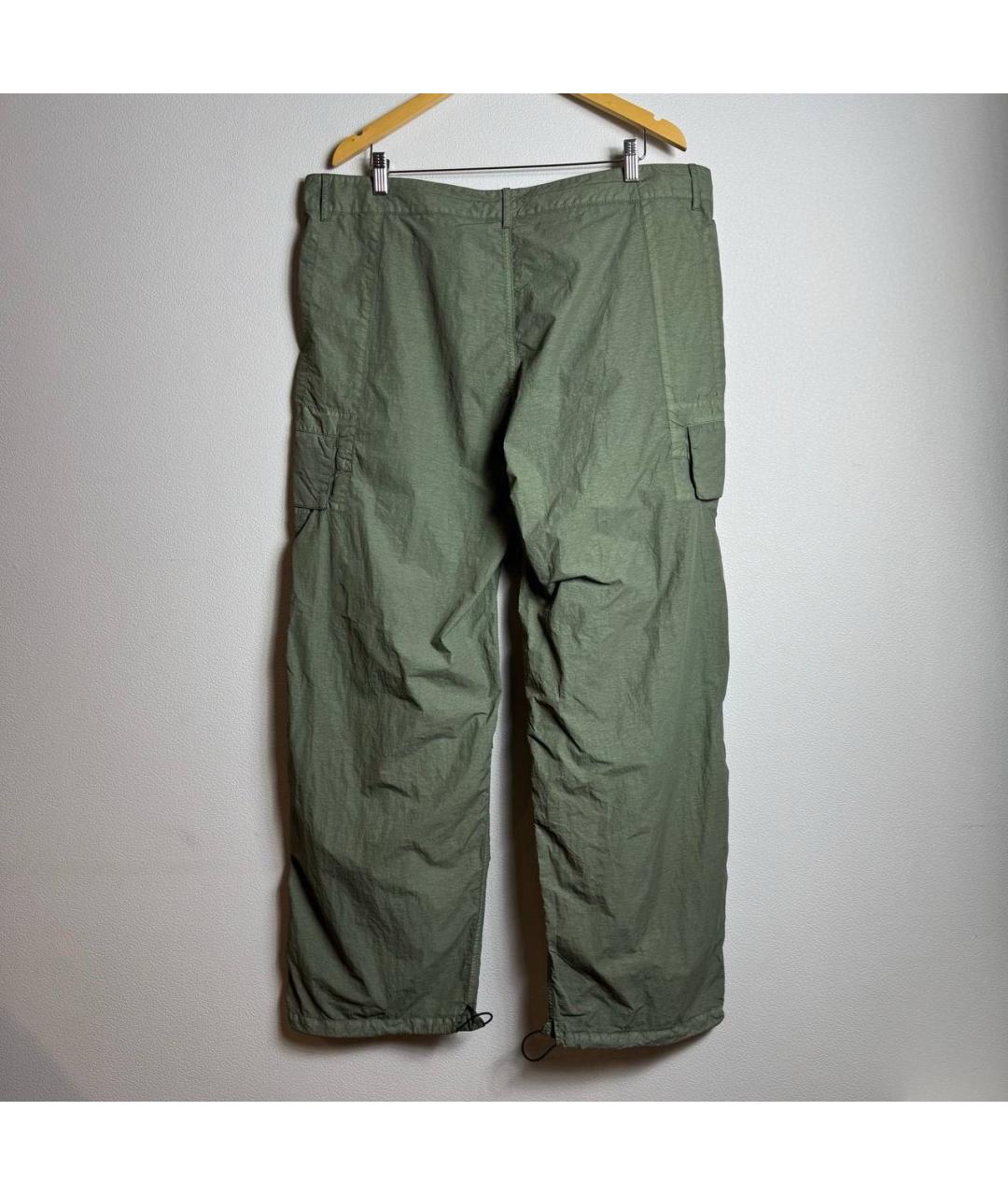 CP COMPANY Зеленые классические брюки, фото 2