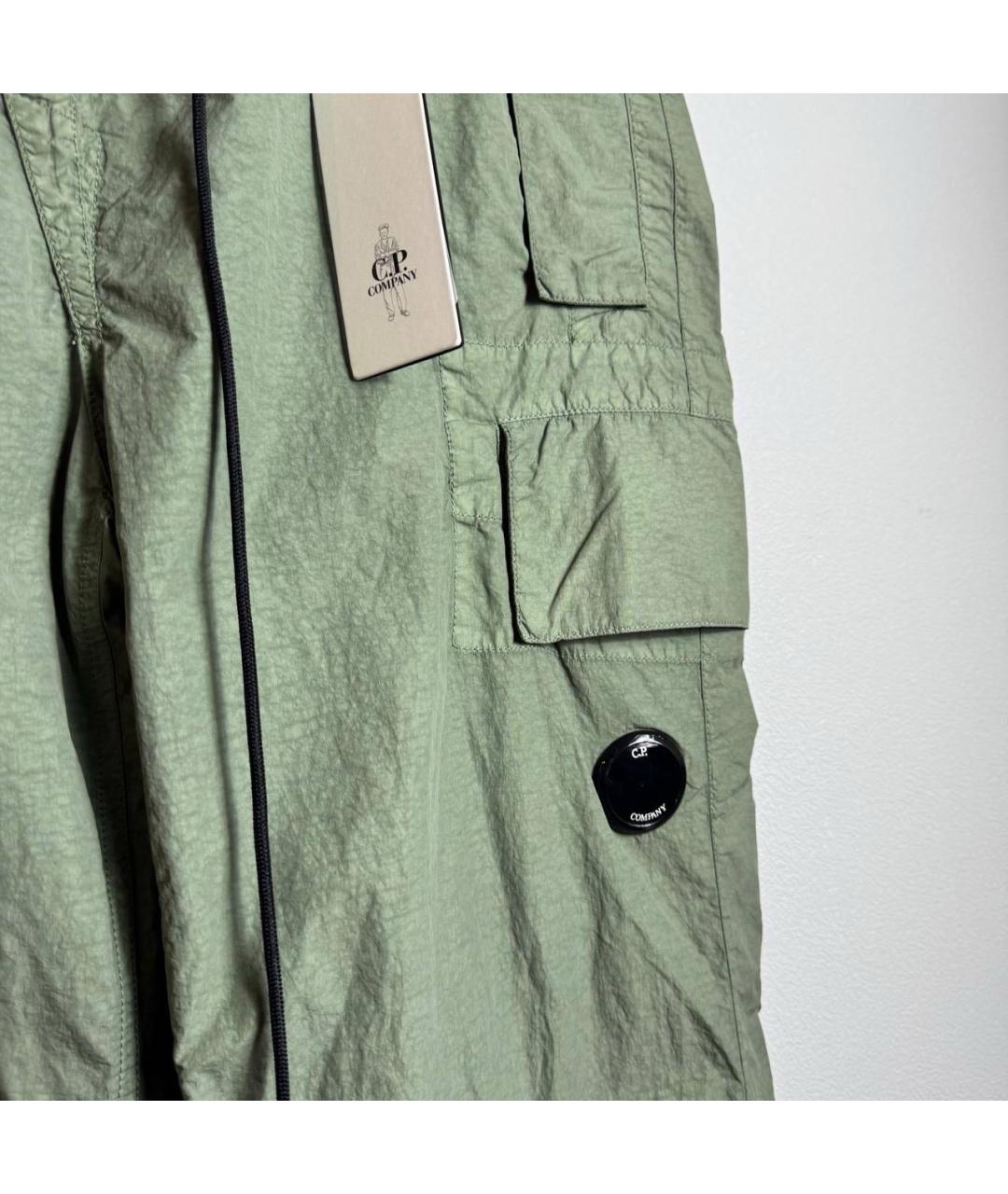 CP COMPANY Зеленые классические брюки, фото 4