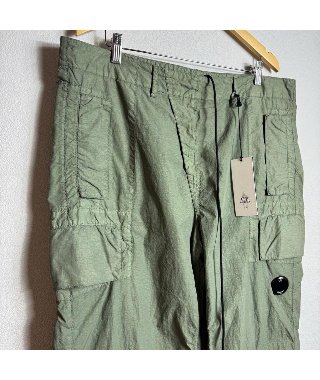 CP COMPANY Зеленые классические брюки, фото 3
