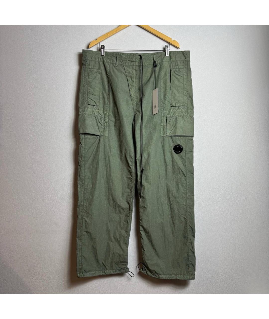 CP COMPANY Зеленые классические брюки, фото 7