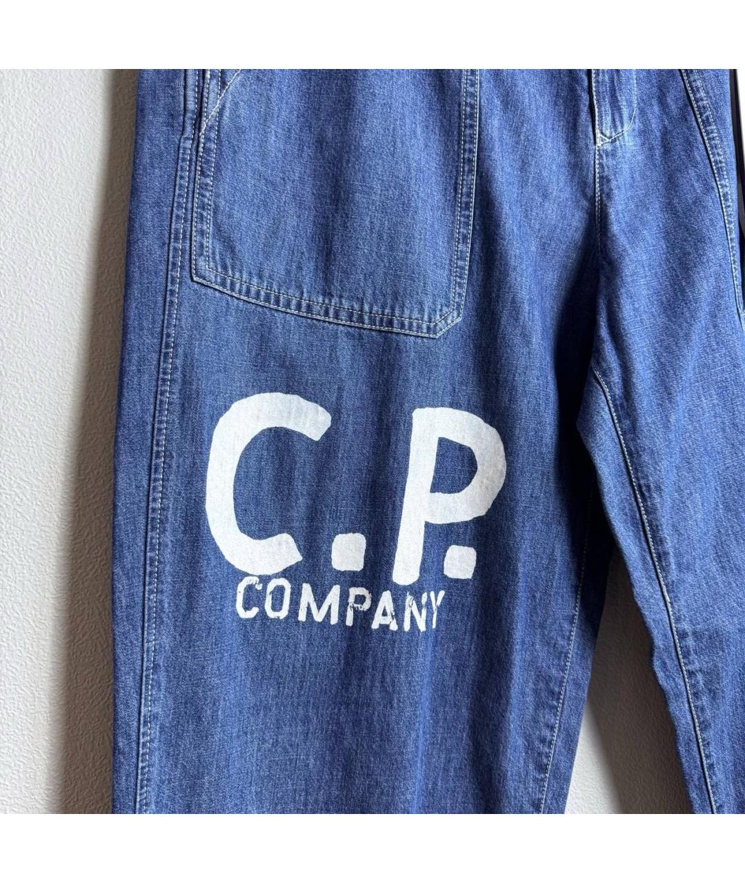 CP COMPANY Синие прямые джинсы, фото 3
