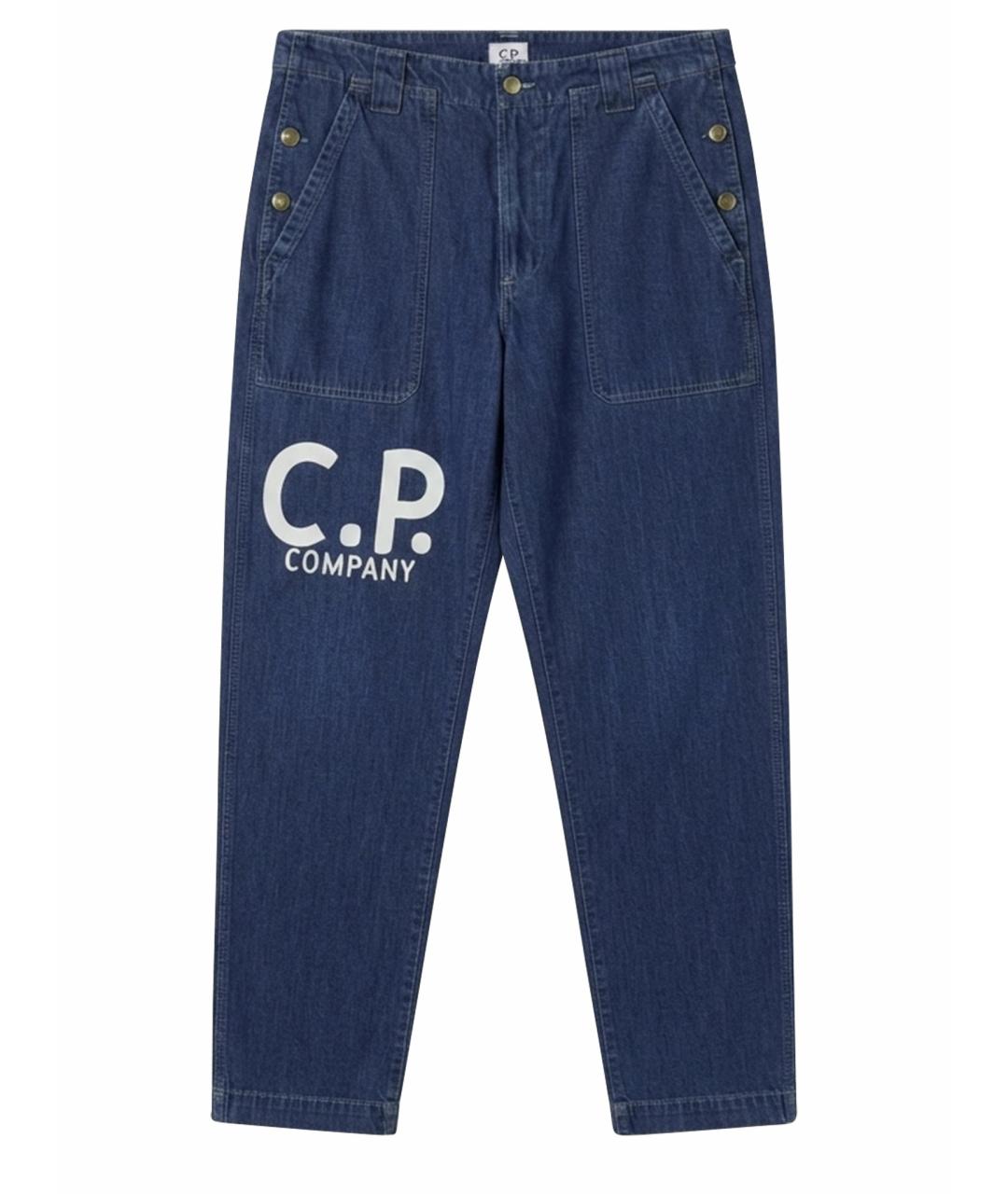 CP COMPANY Синие прямые джинсы, фото 1