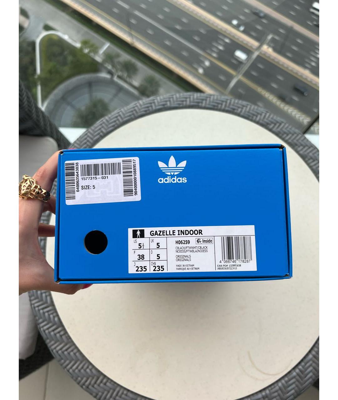 ADIDAS Черные замшевые кеды, фото 6