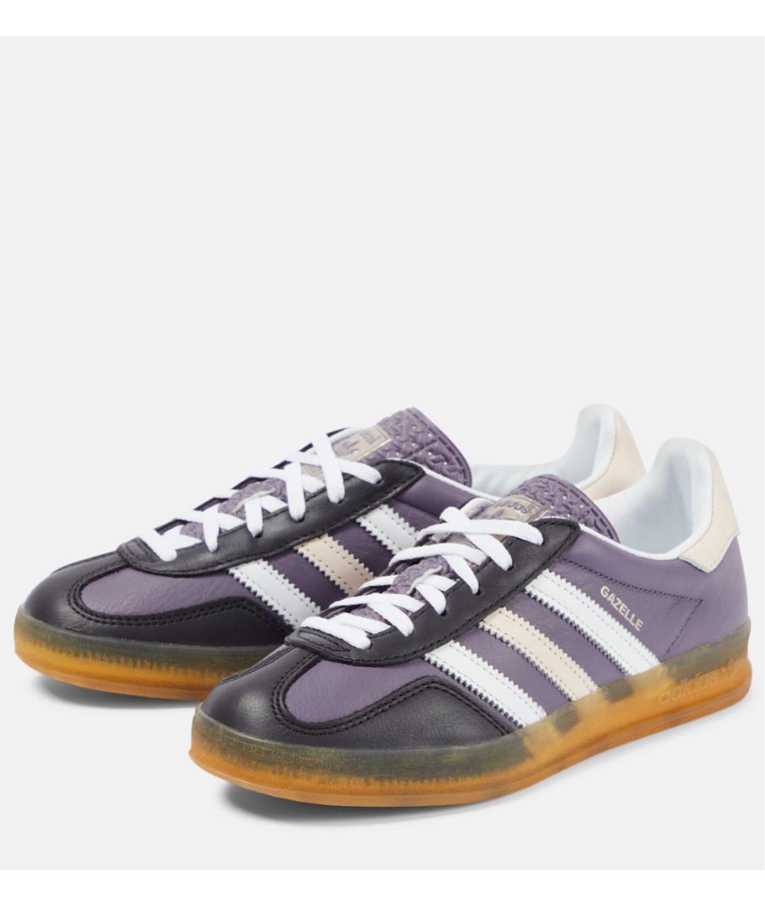 ADIDAS Фиолетовые кожаные кеды, фото 5