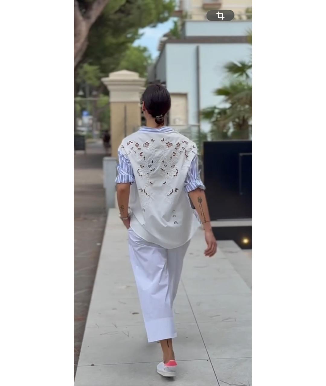 'S MAX MARA Мульти хлопковая рубашка, фото 8