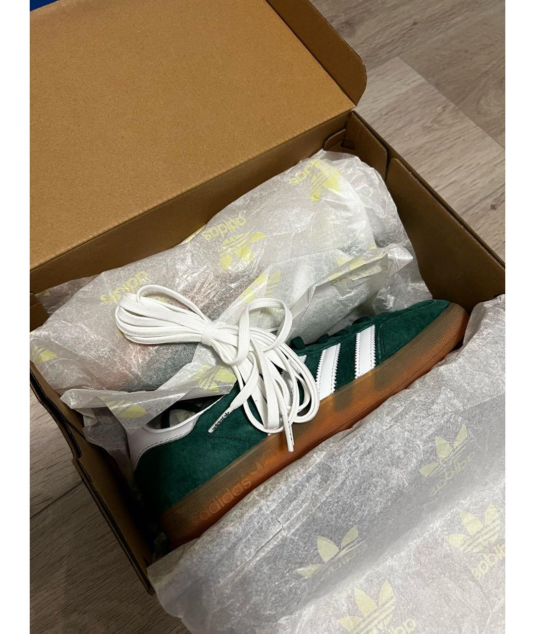 ADIDAS Зеленые замшевые кеды, фото 8