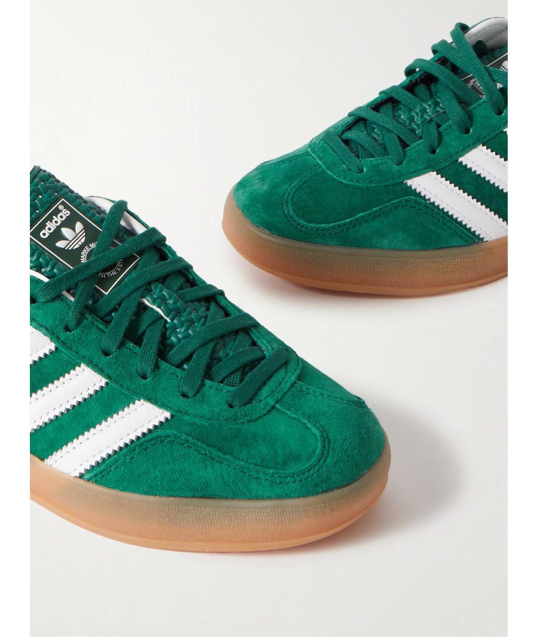 ADIDAS Зеленые замшевые кеды, фото 6