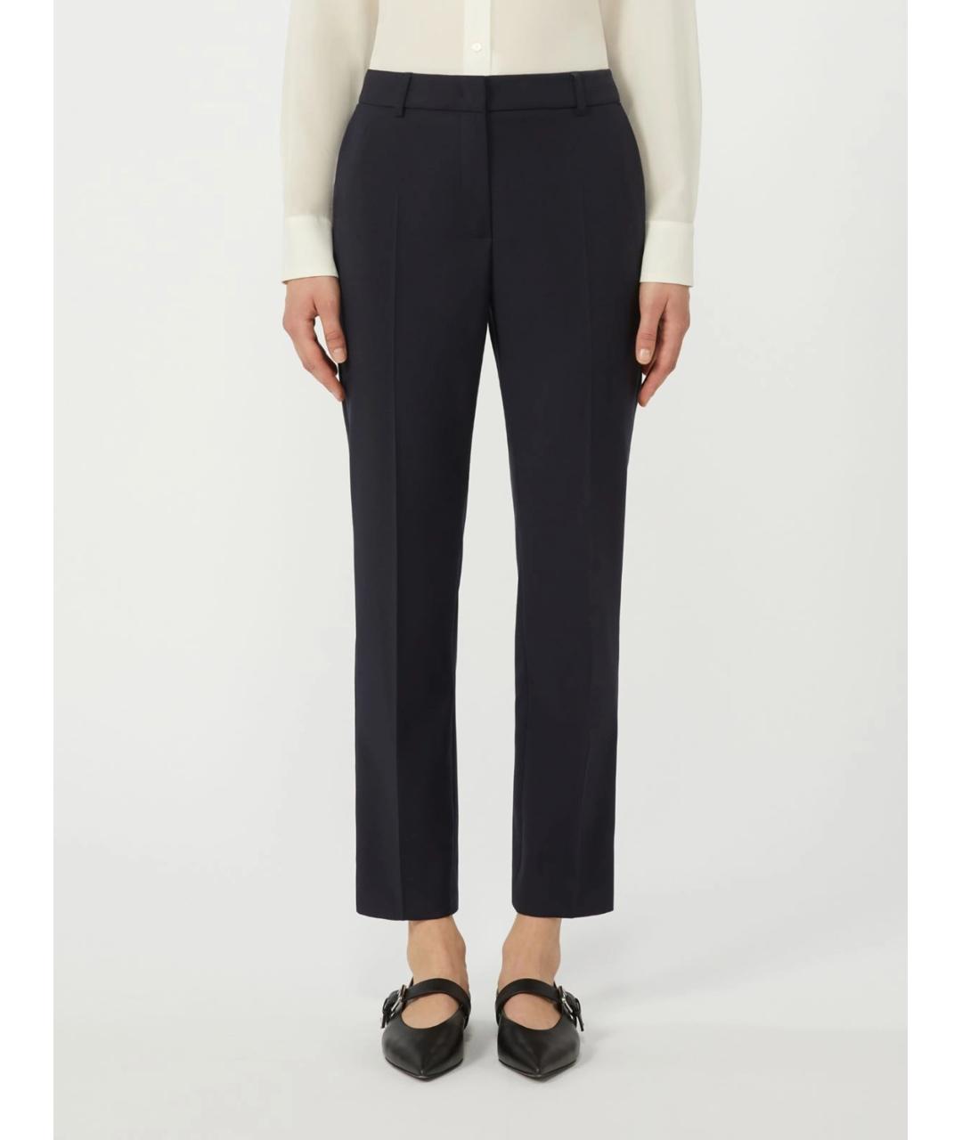 WEEKEND MAX MARA Синие прямые брюки, фото 3