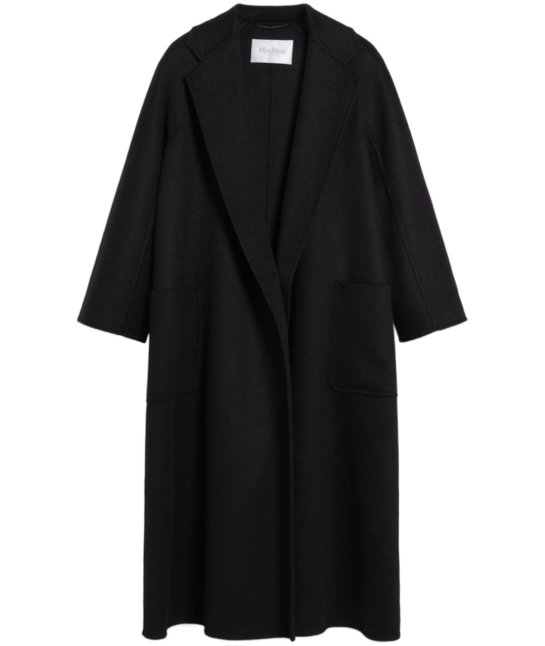 MAX MARA Черное шерстяное пальто, фото 1