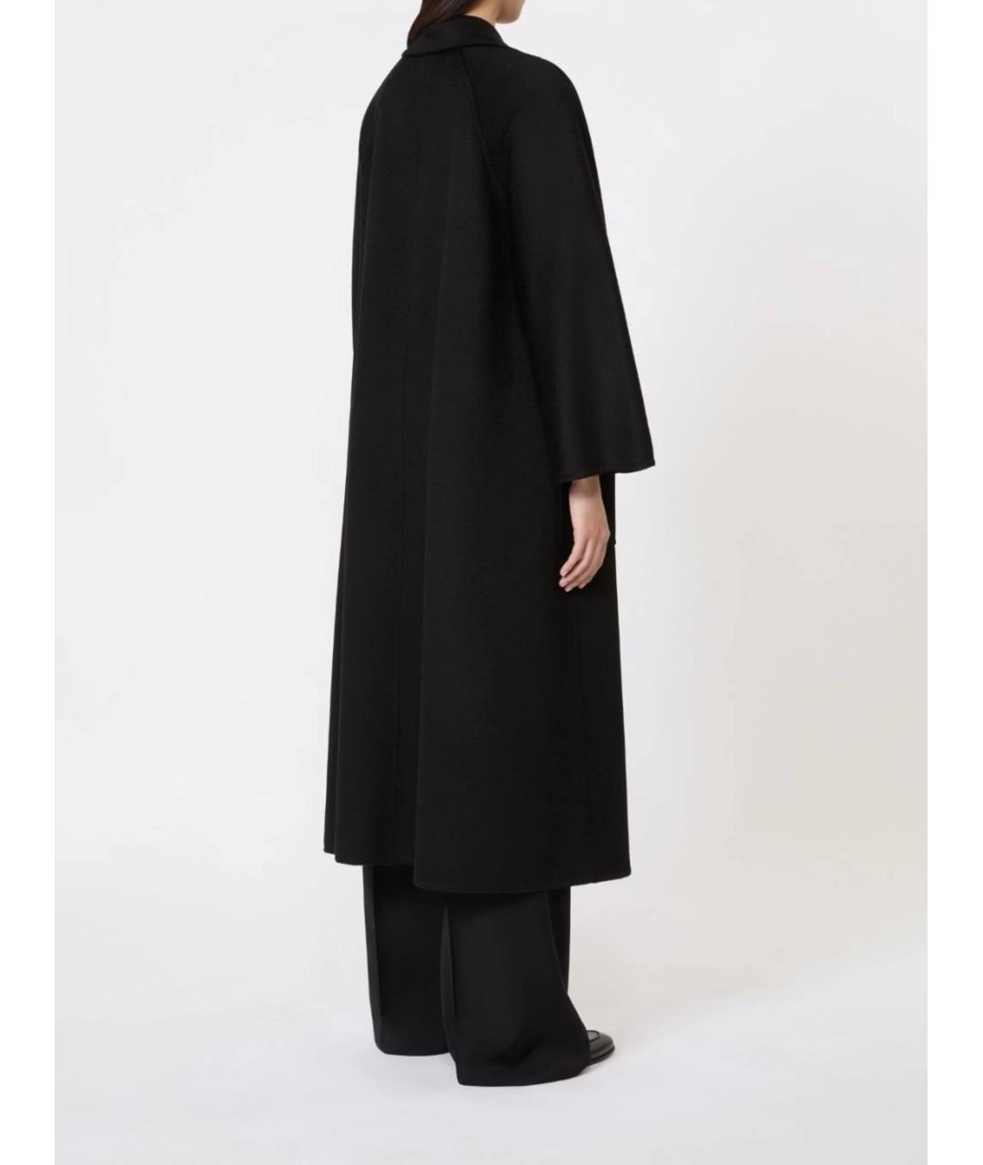 MAX MARA Черное шерстяное пальто, фото 5