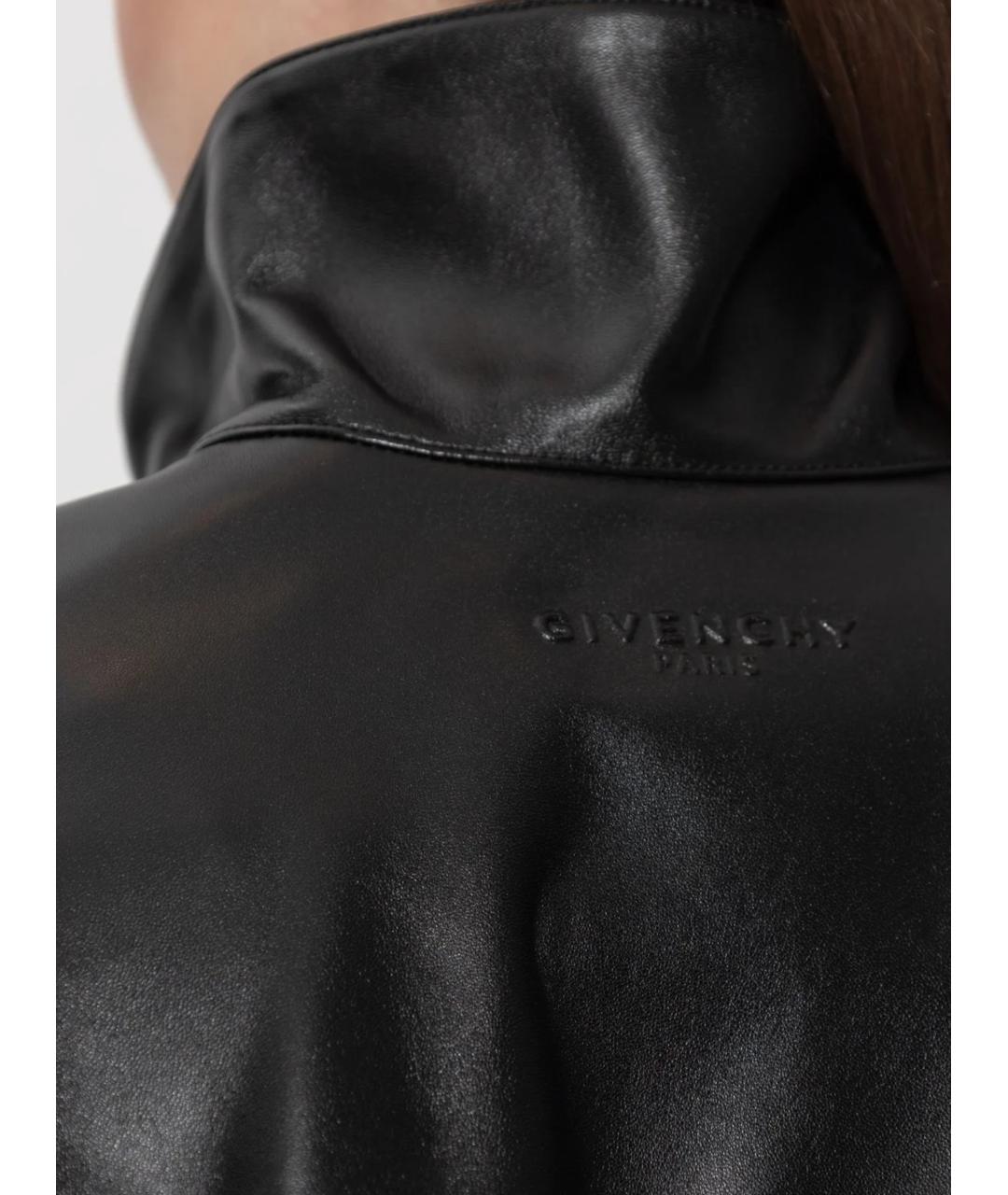 GIVENCHY Черная кожаная куртка, фото 4