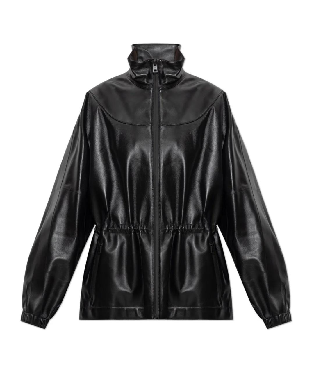GIVENCHY Черная кожаная куртка, фото 1