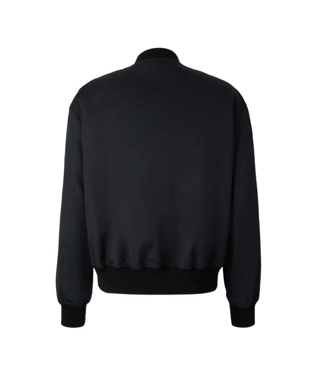 JIL SANDER Черная нейлоновая куртка, фото 2