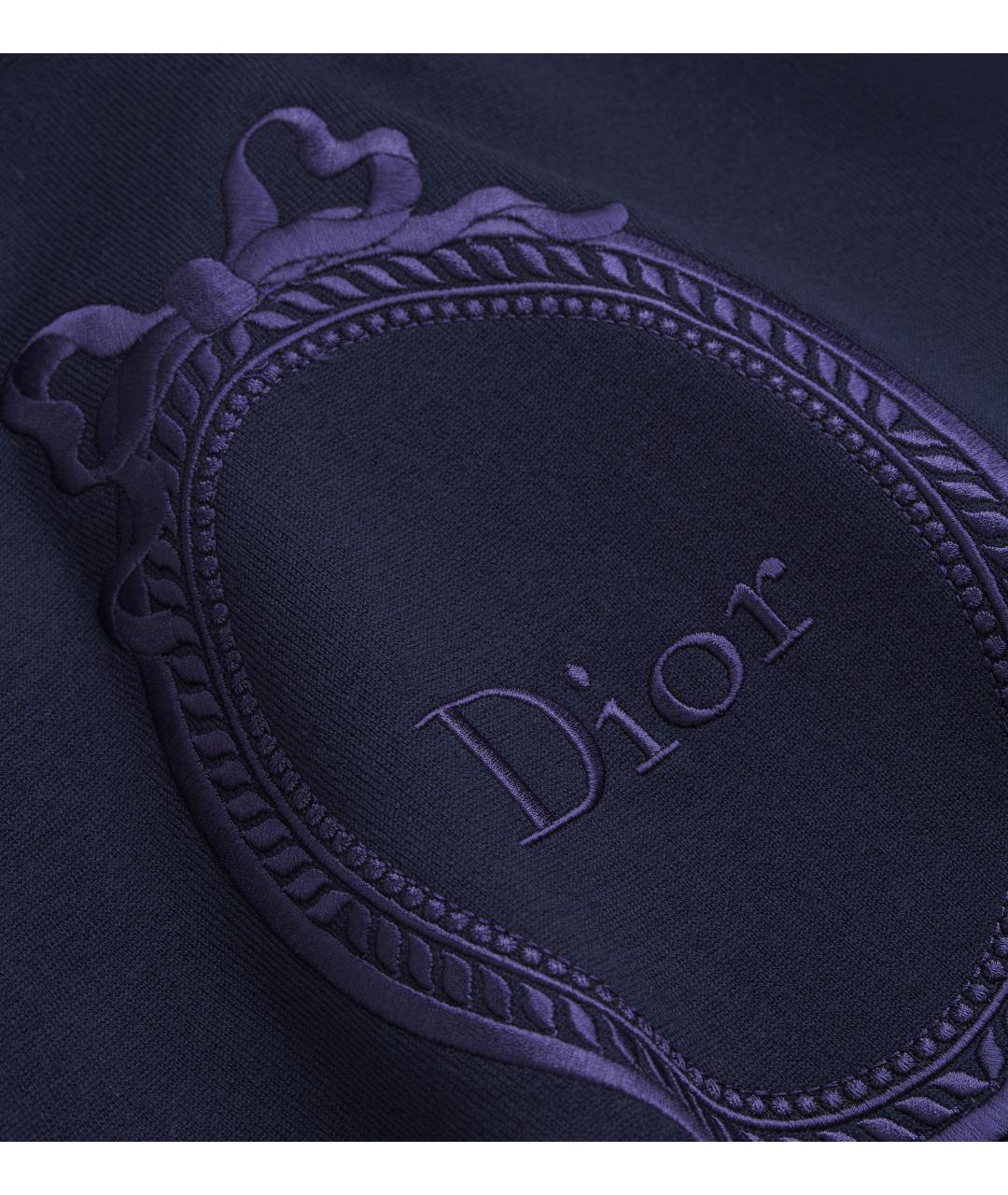 CHRISTIAN DIOR Синий шерстяной кардиган, фото 3