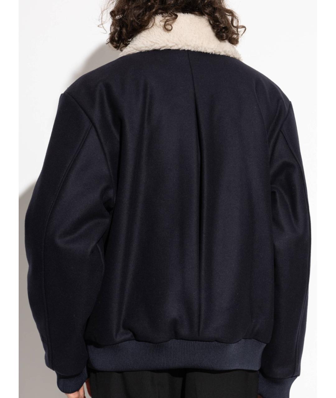 BALMAIN Синяя шерстяная куртка, фото 4