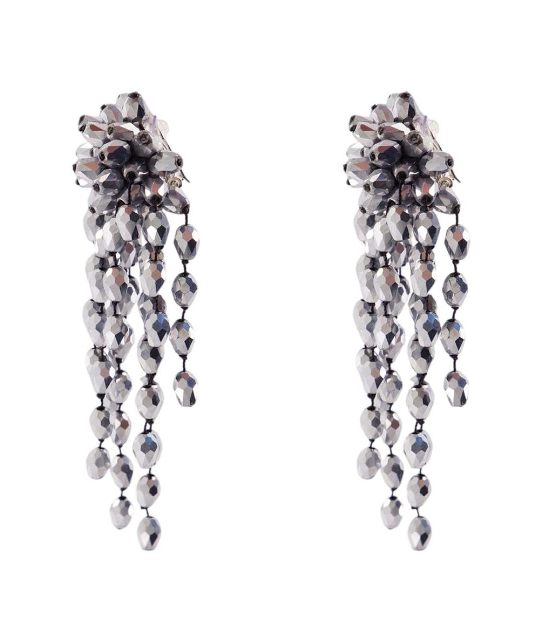 ISABEL MARANT Серебряные металлические серьги, фото 2
