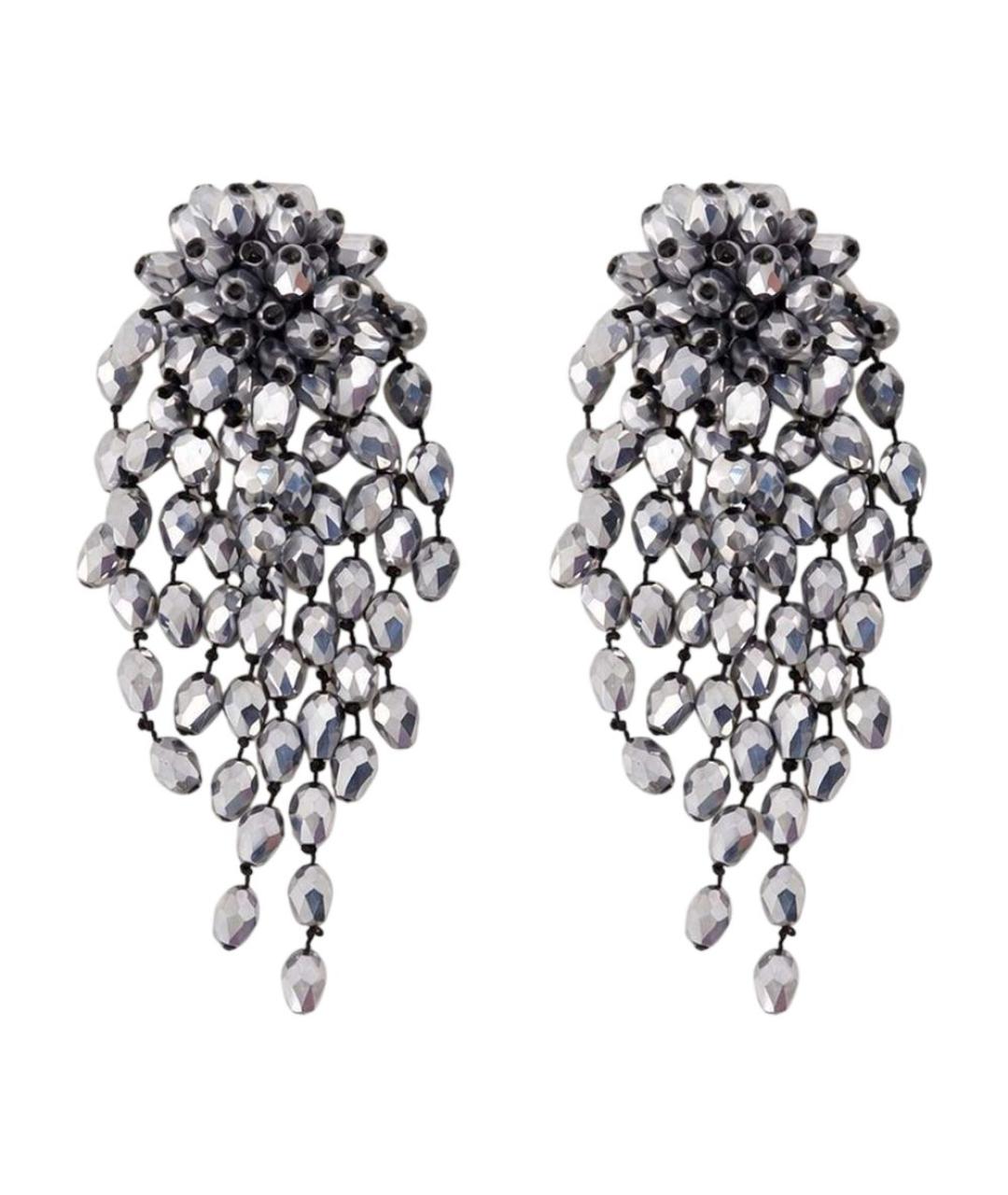 ISABEL MARANT Серебряные металлические серьги, фото 1