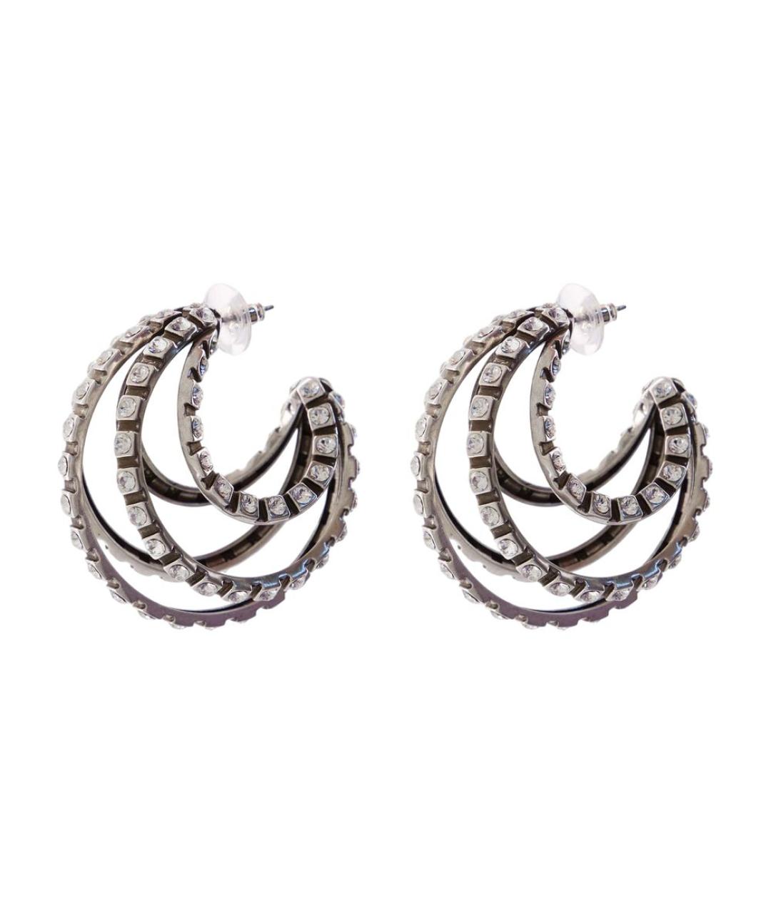 ISABEL MARANT Серебряные металлические серьги, фото 2