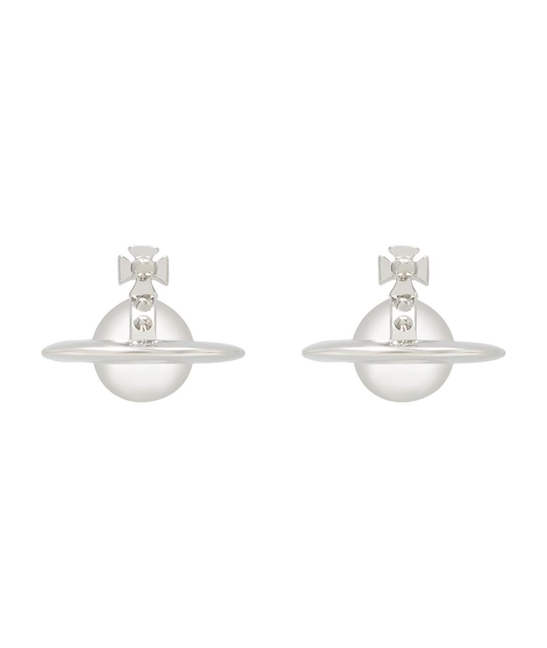 VIVIENNE WESTWOOD Серебряные металлические серьги, фото 1