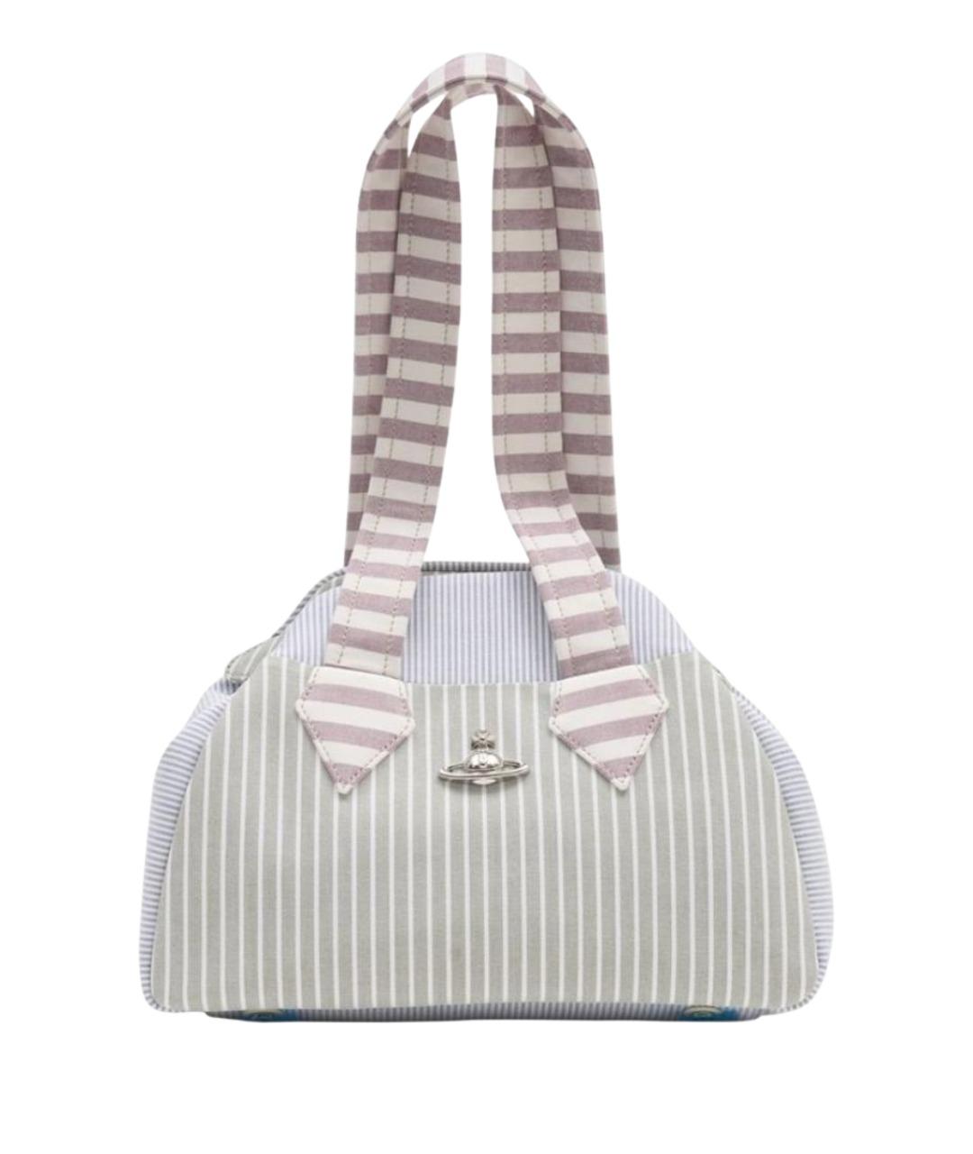 VIVIENNE WESTWOOD Мульти хлопковая сумка с короткими ручками, фото 1