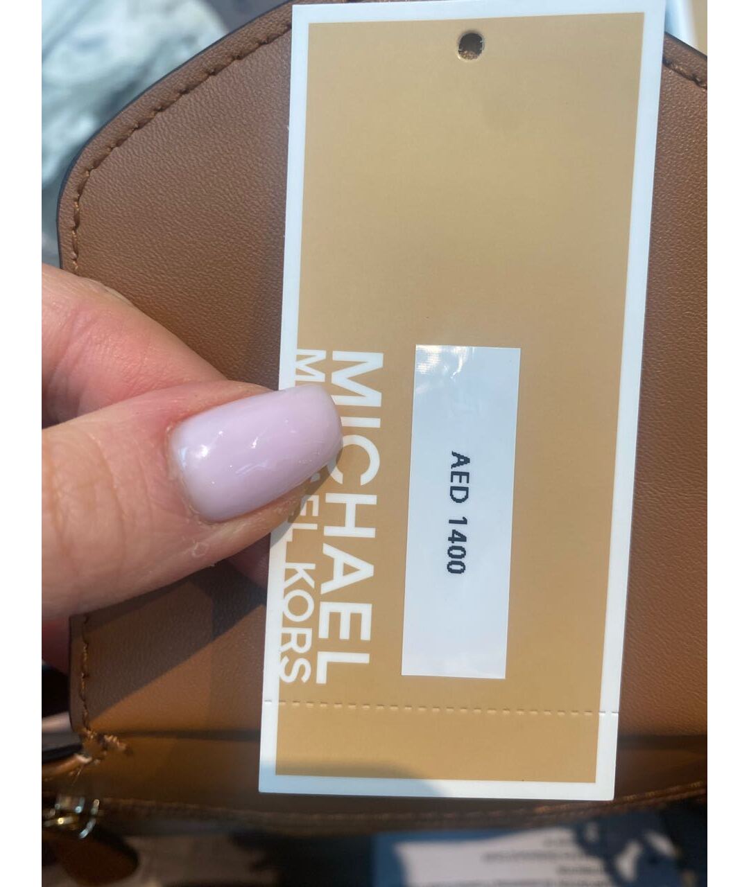 MICHAEL KORS Кожаная сумка с короткими ручками, фото 5