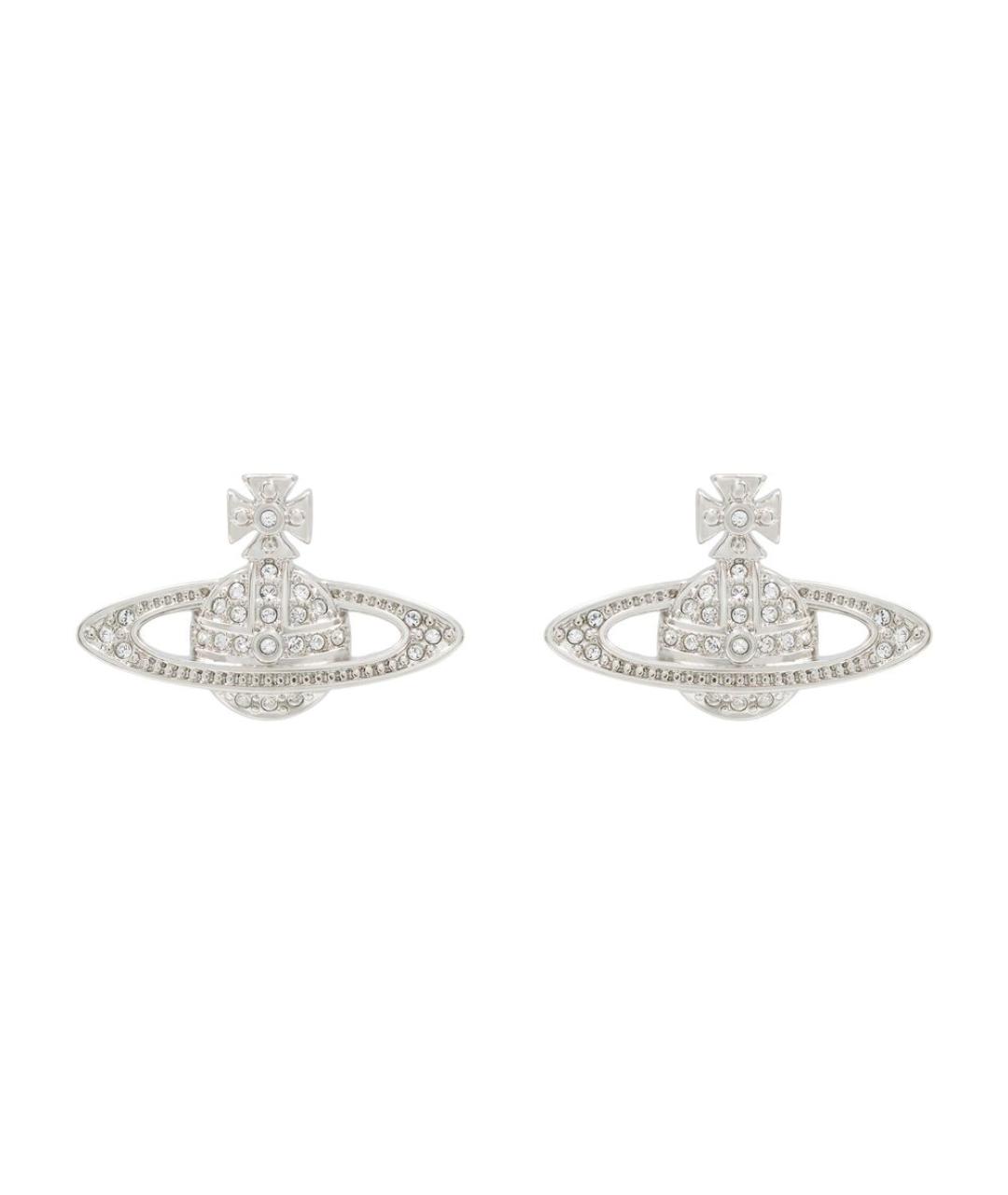 VIVIENNE WESTWOOD Серебряные металлические серьги, фото 1