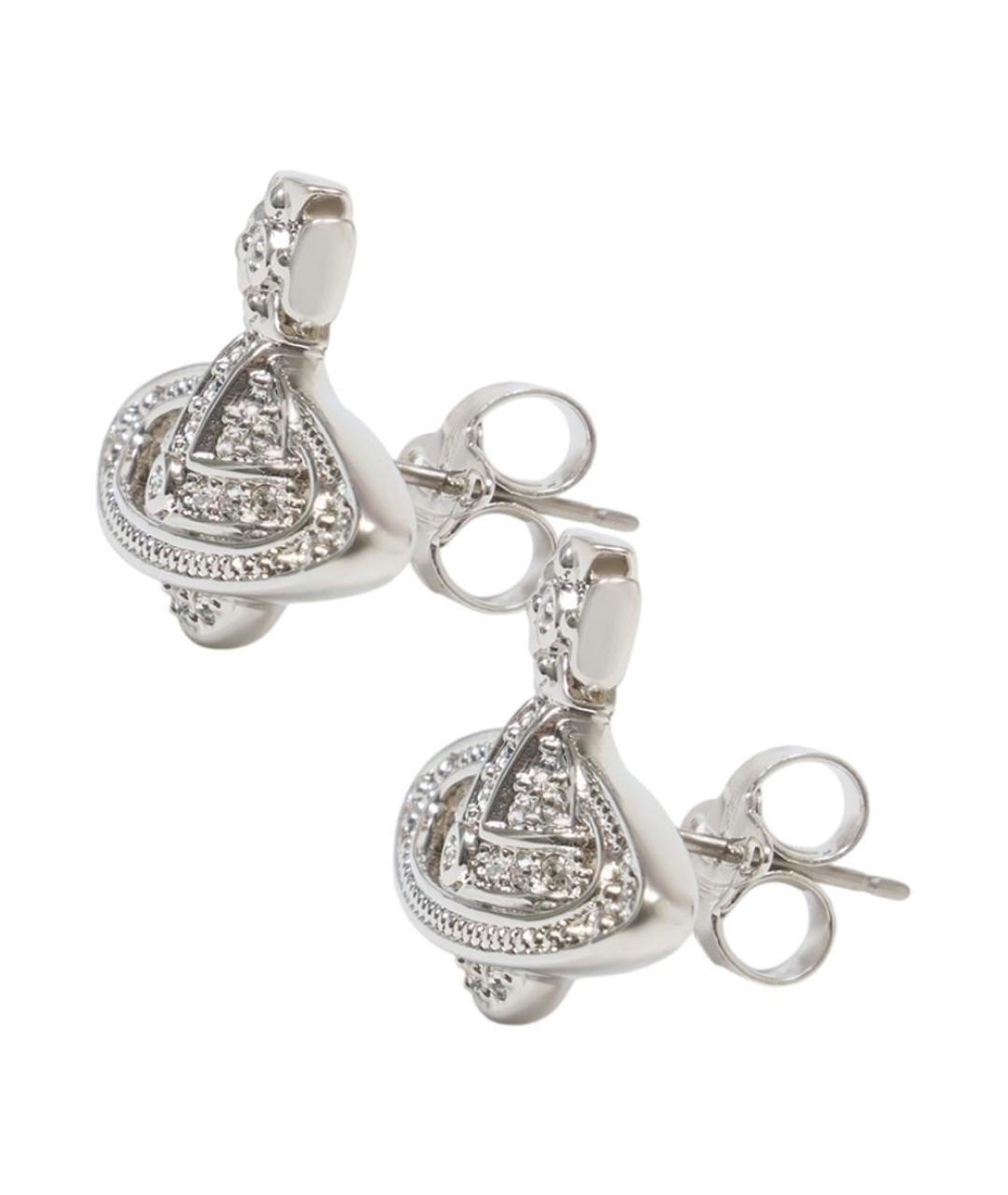 VIVIENNE WESTWOOD Серебряные металлические серьги, фото 2