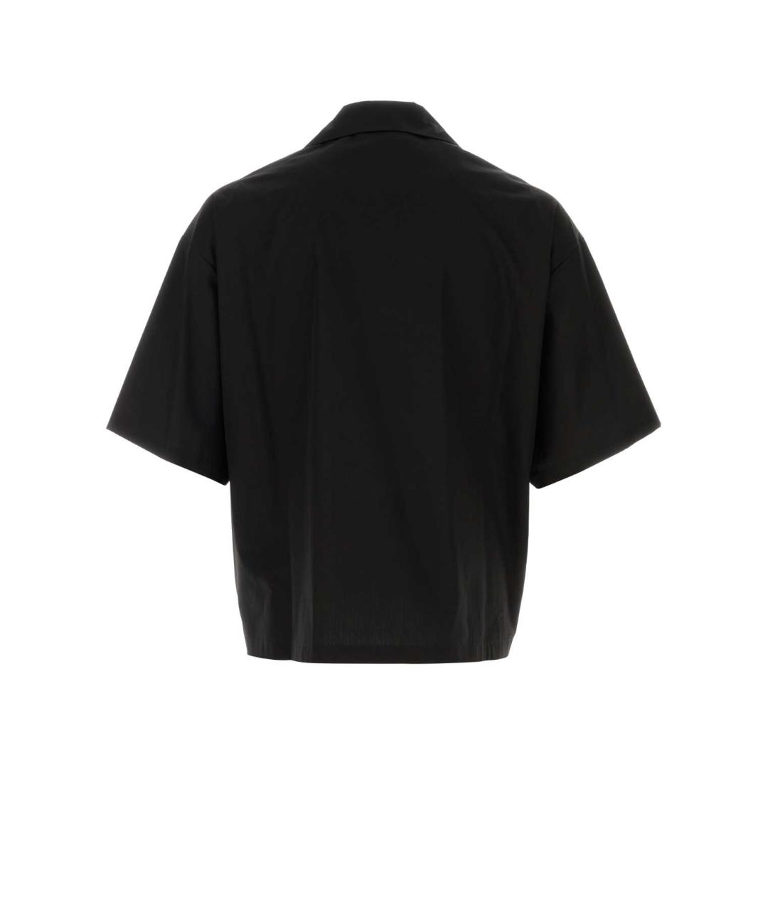 BALENCIAGA Черная хлопковая кэжуал рубашка, фото 2
