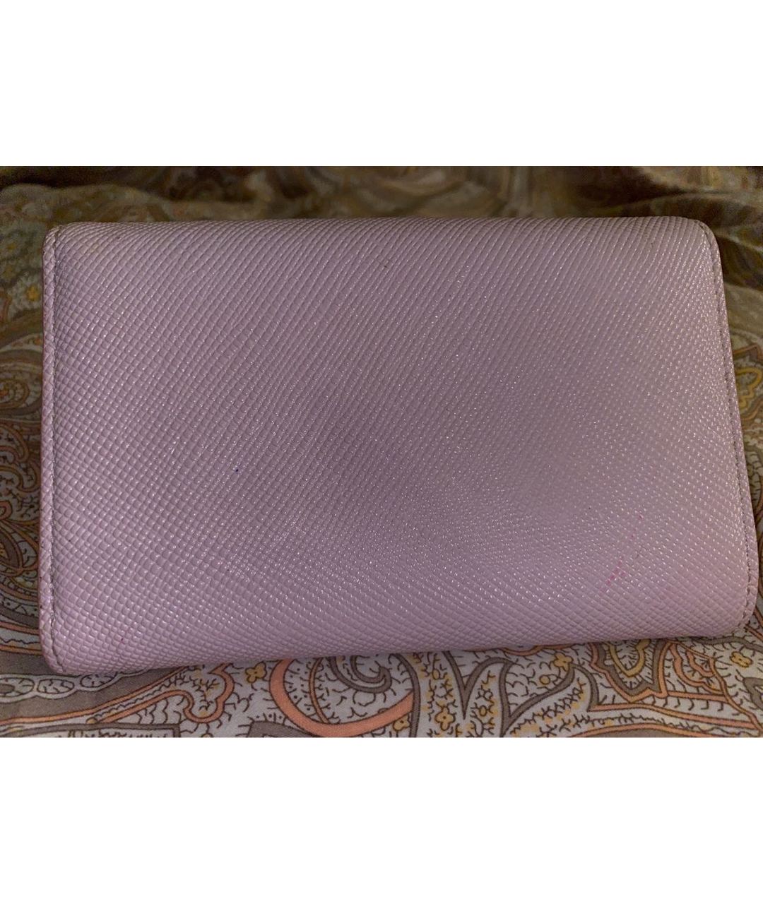 MCM Розовый кошелек из искусственной кожи, фото 3
