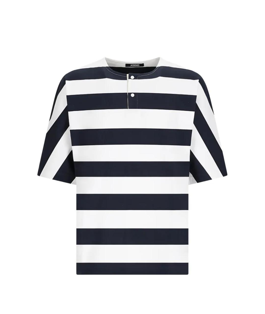 JACQUEMUS Мульти хлопковая футболка, фото 1