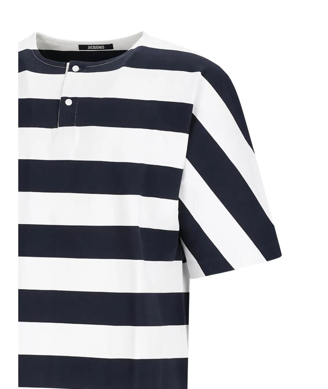 JACQUEMUS Мульти хлопковая футболка, фото 3