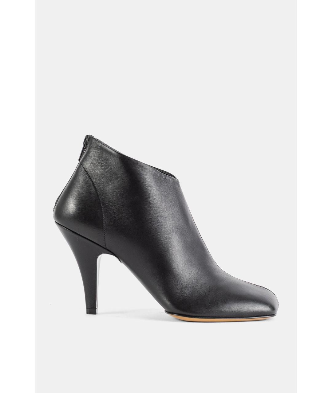 PHOEBE PHILO Черные кожаные ботильоны, фото 6