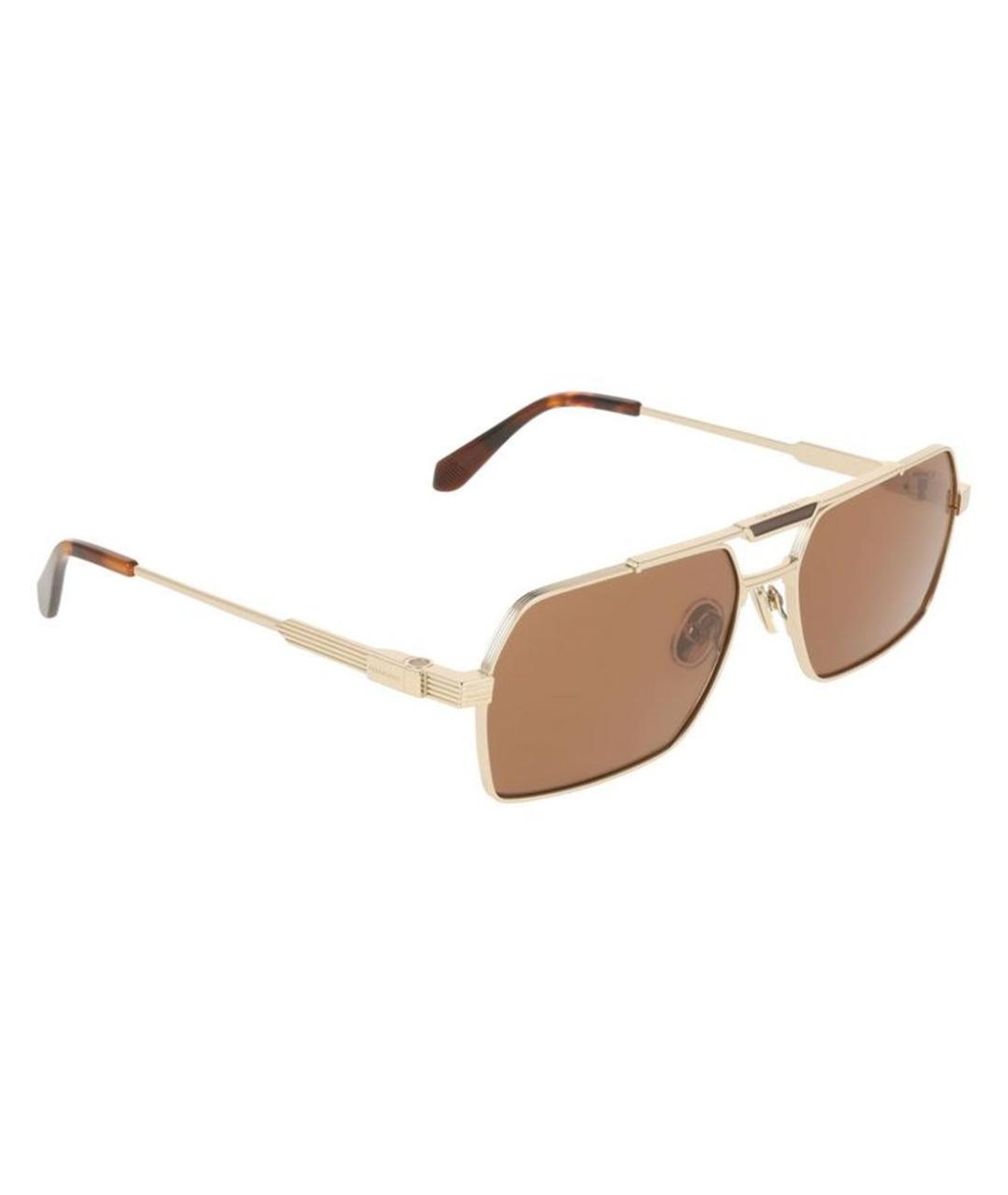 FERRAGAMO Металлические солнцезащитные очки, фото 3