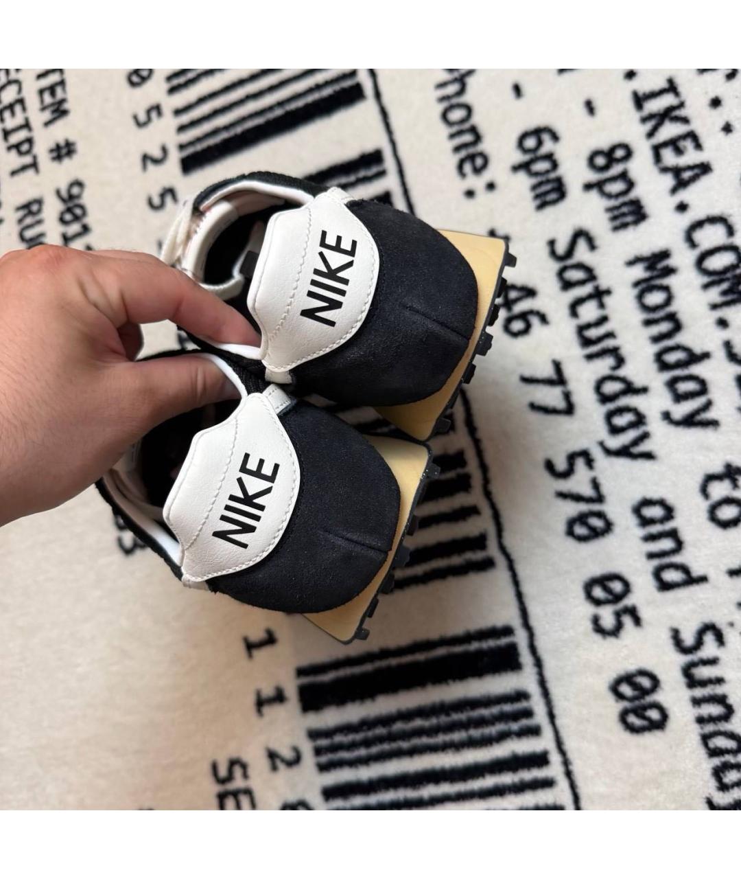 NIKE Черные низкие кроссовки / кеды, фото 4