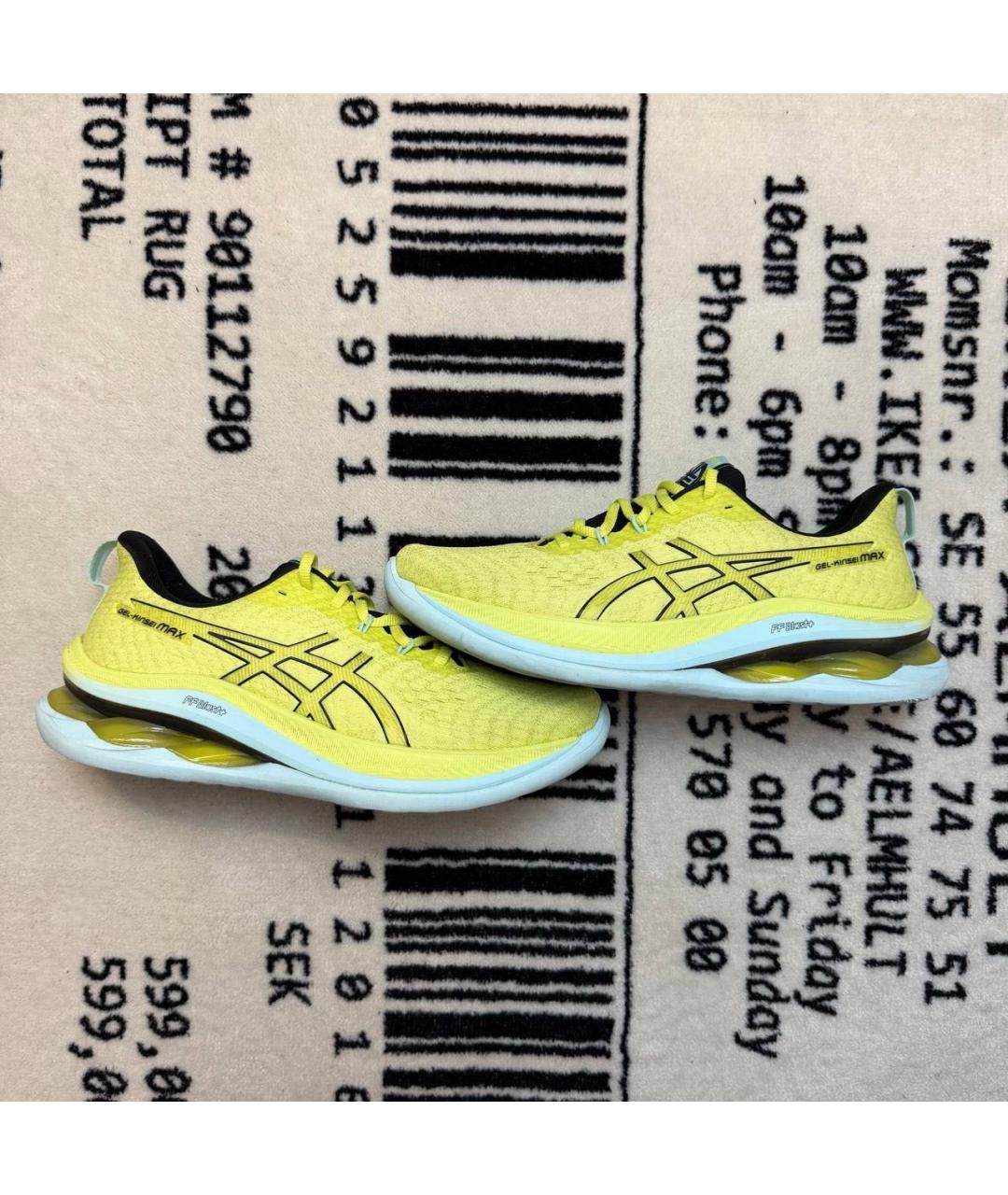 ASICS Желтые низкие кроссовки / кеды, фото 6