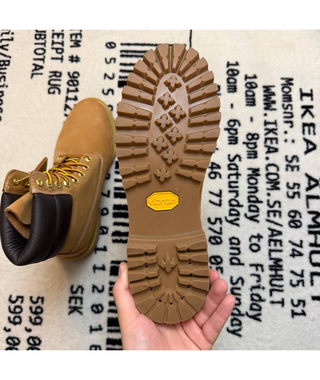 TIMBERLAND Коричневые высокие ботинки, фото 5