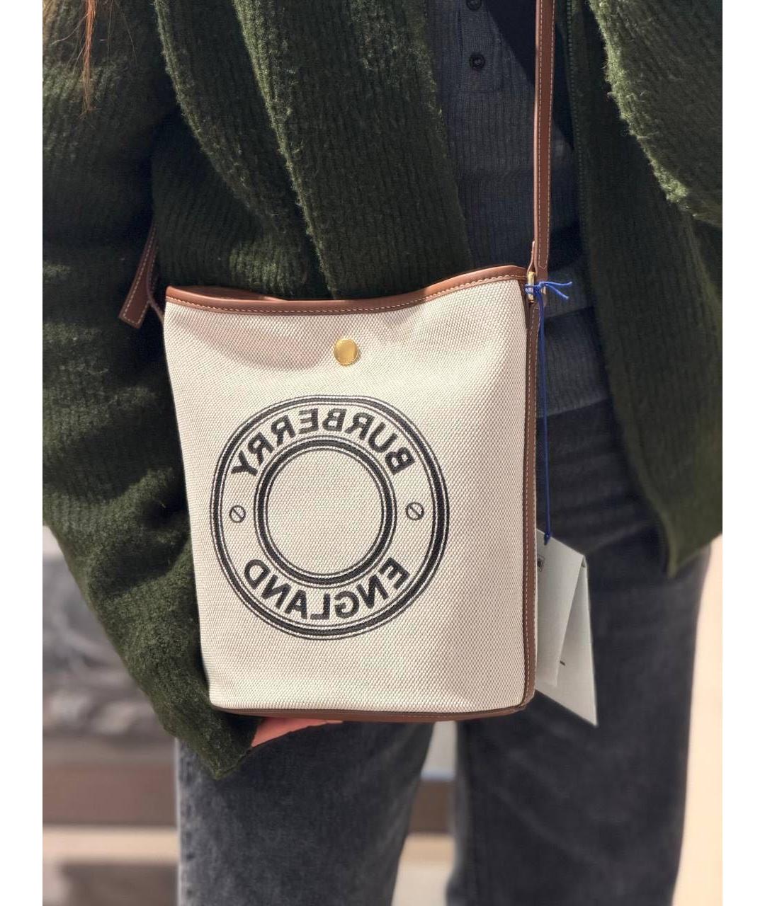 BURBERRY Бежевая сумка тоут, фото 2