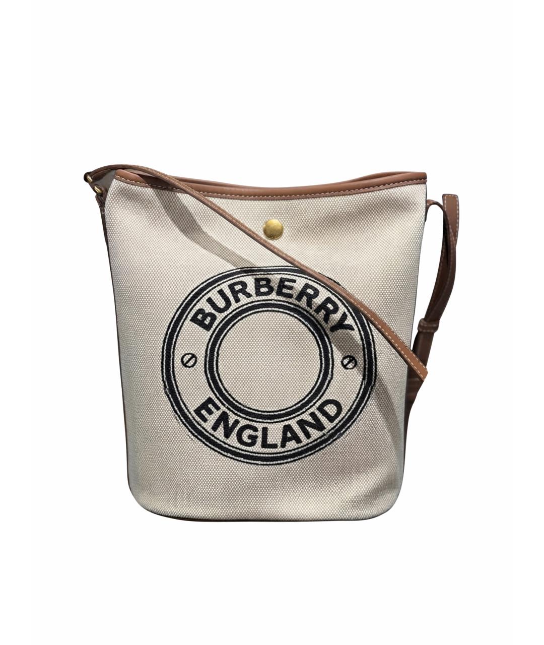 BURBERRY Бежевая сумка тоут, фото 1