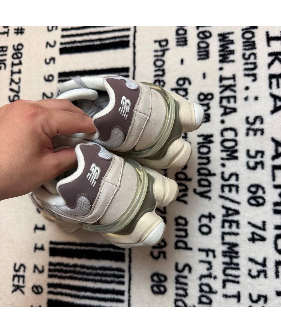 NEW BALANCE Серебряные низкие кроссовки / кеды, фото 4