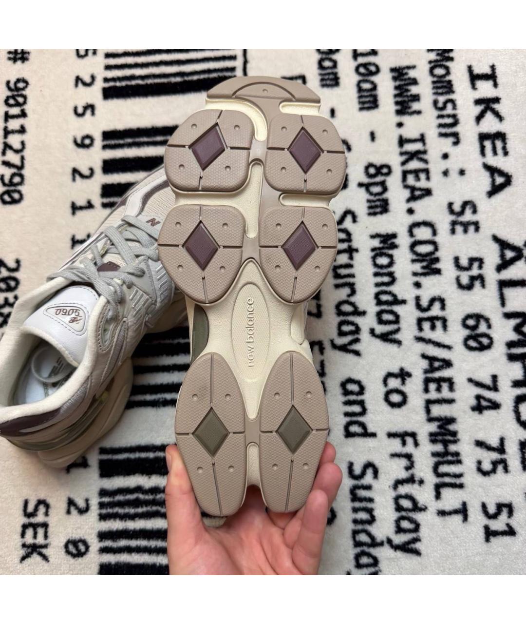 NEW BALANCE Серебряные низкие кроссовки / кеды, фото 5