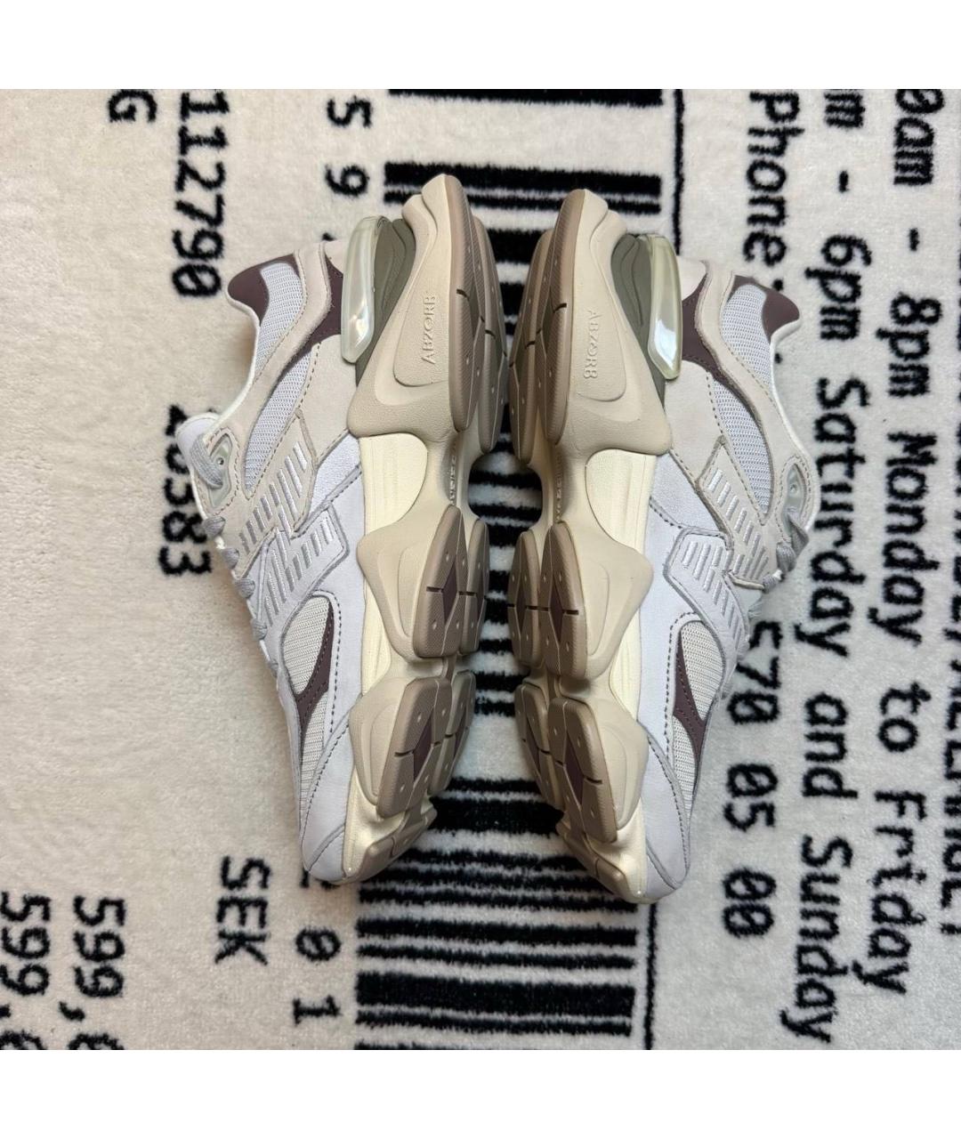 NEW BALANCE Серебряные низкие кроссовки / кеды, фото 3