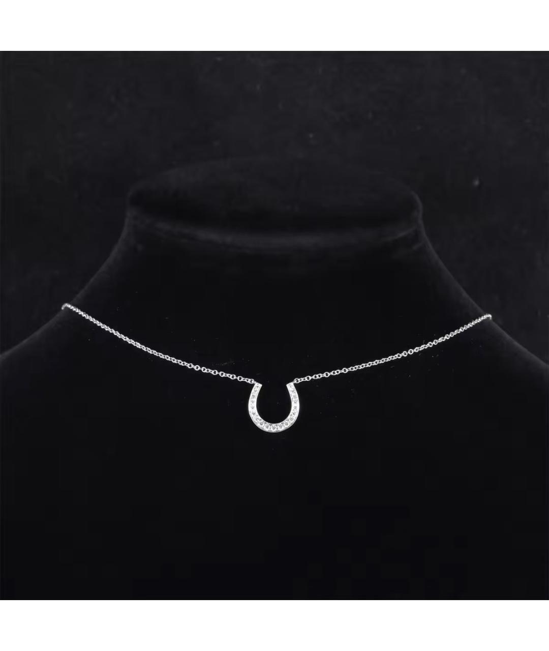 TIFFANY&CO Серебряное колье из белого золота, фото 3