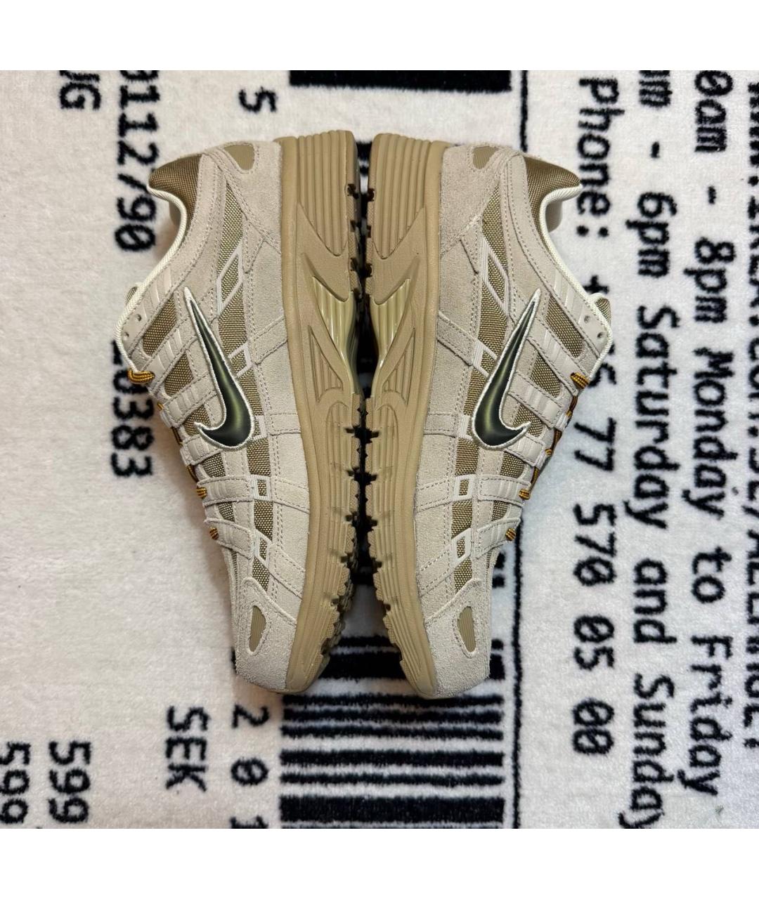 NIKE Бежевые низкие кроссовки / кеды, фото 3