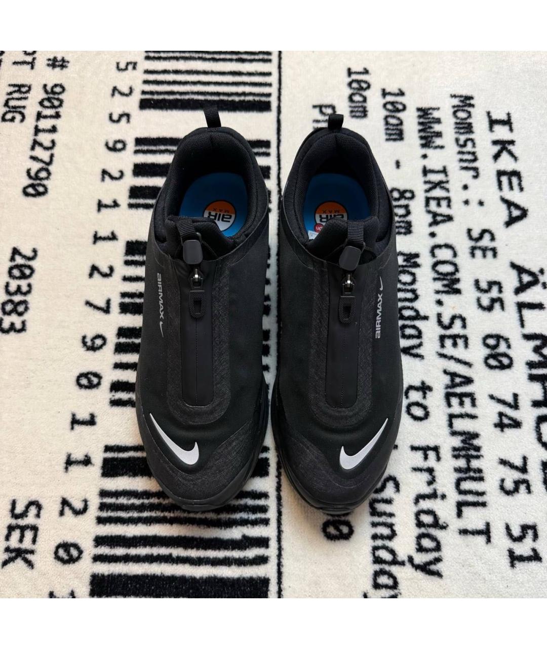 NIKE Черные низкие кроссовки / кеды, фото 2