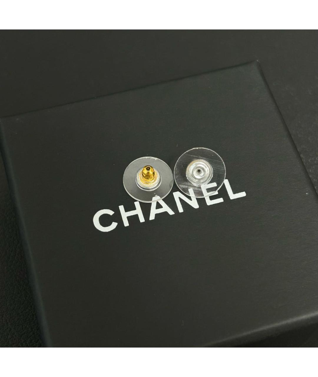 CHANEL Золотые серьги, фото 4