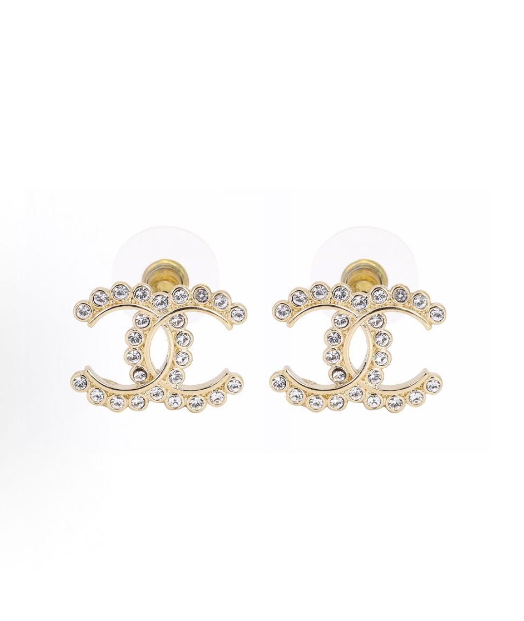 CHANEL Золотые серьги, фото 1
