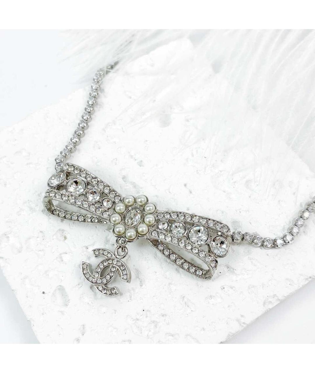 CHANEL Серебряное колье, фото 2